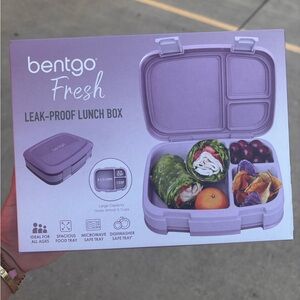 bentgo Fresh Kids Lunch Box - Lavender Leak-Proof Bento